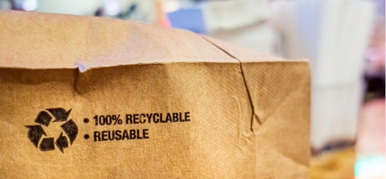 recycle and reuse this bag as a form of packaging